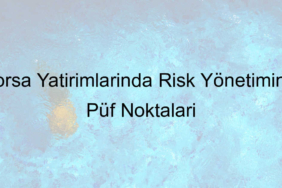 Borsada risk yönetimi